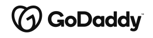El logo de GoDaddy