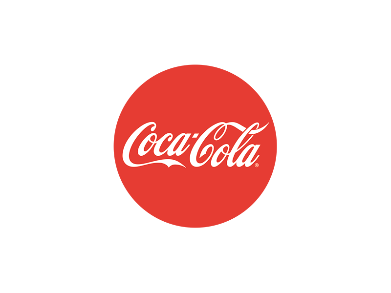 El logo de Coca-Cola